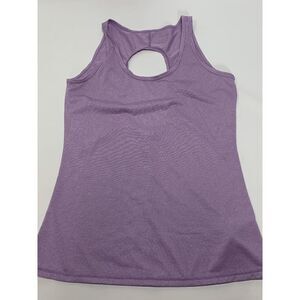 Fabletics Women's Active Tank Top Cut Out Back Workout Yoga Gym Purple Size XS